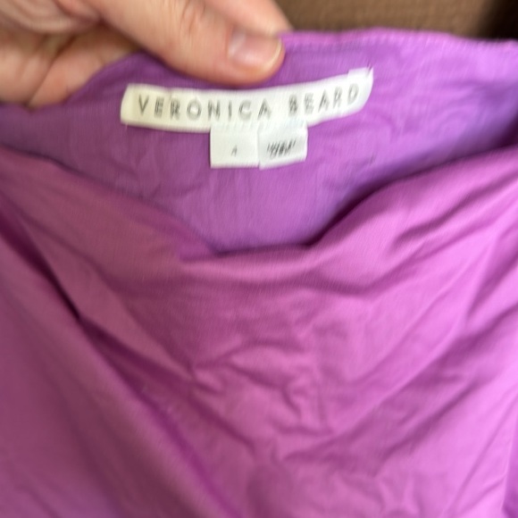 Veronica Beard Kayla orchid violet crop blouse size 4 - Picture 3 of 6